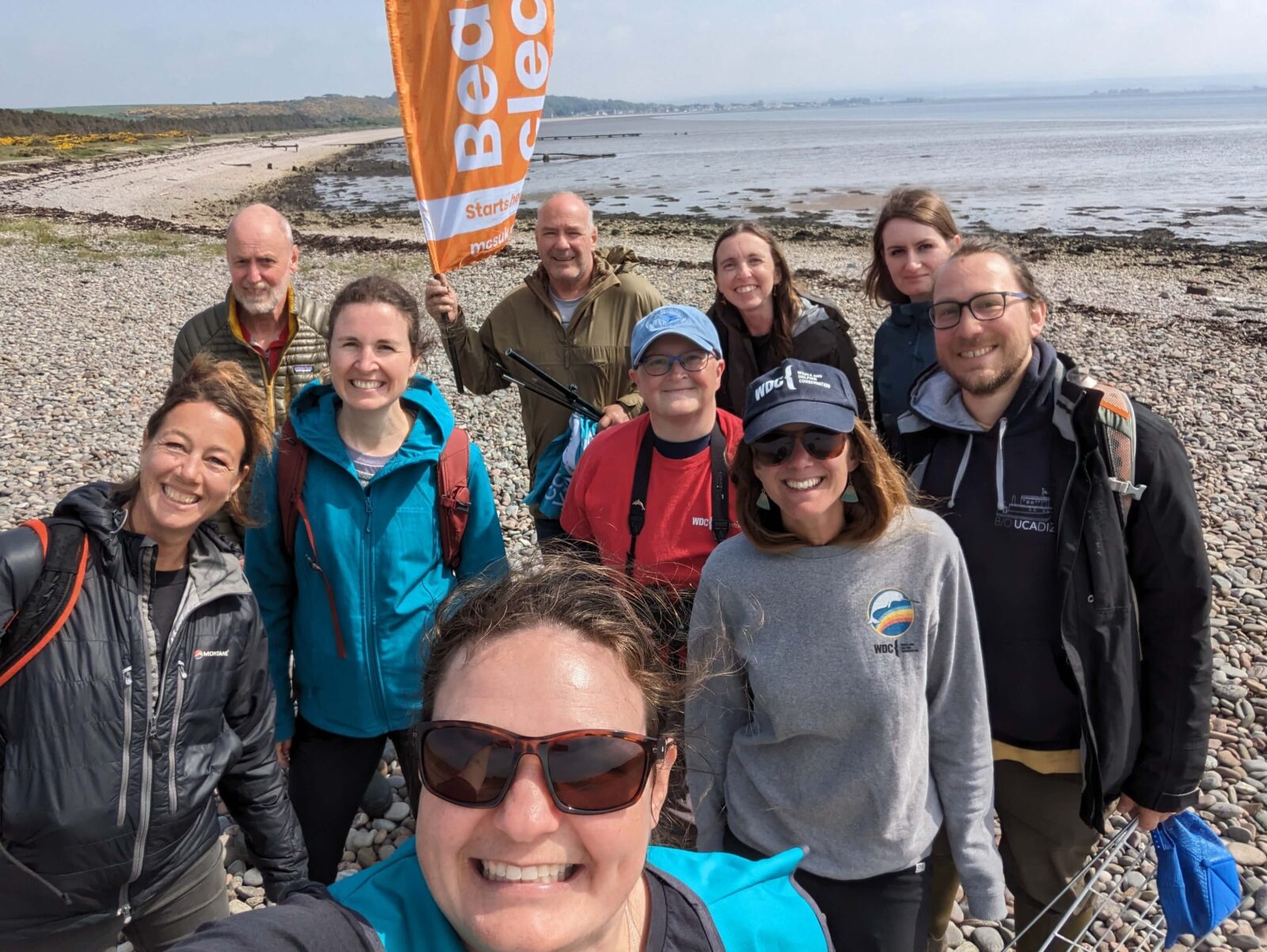 Volunteers from Moray Ocean Community and partners at the Inverness Royal Academy Citizen Science day