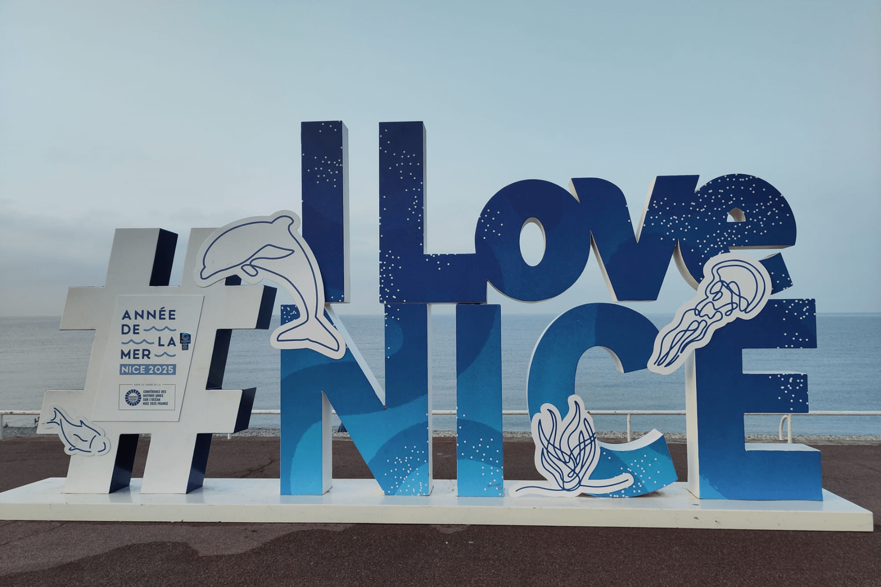 I Love Nice display at the United Nations Ocean Conference