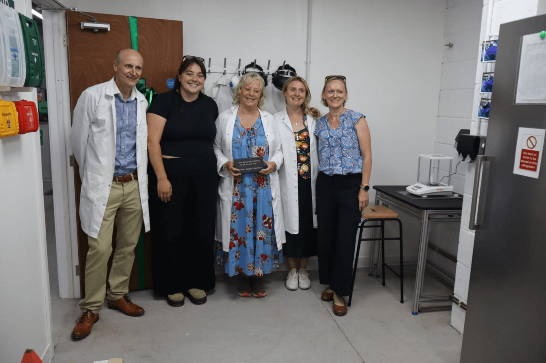 The Suggitt Family at the Lab opening