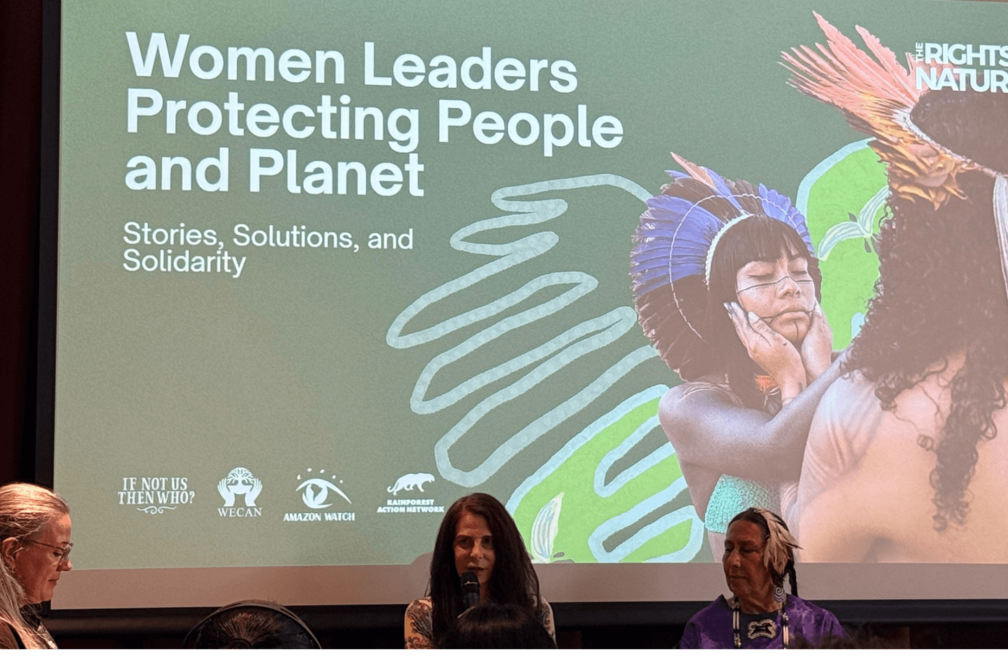 Panellists in the Women Leaders Protecting People and Planet session during London Climate Action Week.